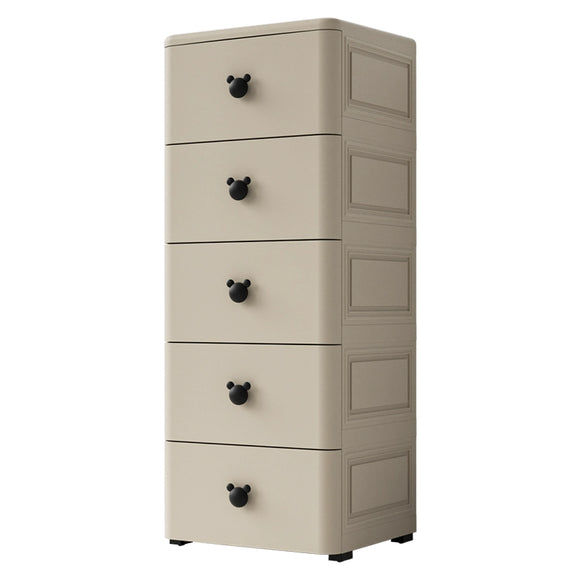 NNETB Thickened 5-Drawer Storage Cabinet for Bedroom & Living Room