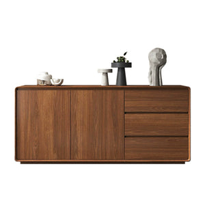 NNETB Solid Wood Wall-Mounted Storage Sideboard Cabinet