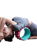 NNETB Yoga Wheel and Shoulder Roller – Deep Massage Pilates Circle, Rose Red
