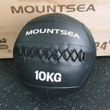 NNETB 10kg Fitness Soft Medicine Ball | 35cm Diameter | Black Wall Ball