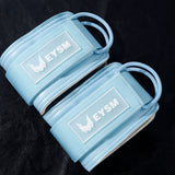 NNETB Ankle Buckle Fitness Rope Back Kick Assist Belt [Pair] - Blue