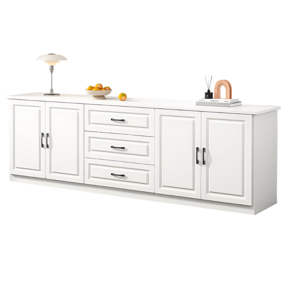 NNETB Solid Wood TV Cabinet Modern Light Luxury Design