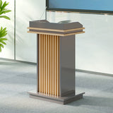 NNETB Podium Table Reception Speaking Desk Host Stand