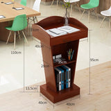 NNETB Teak Teacher’s Podium Desk for Classroom Use
