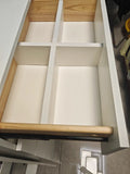 NNETB 4-Drawer Solid Wood Storage Cabinet
