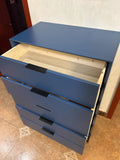 NNETB Modern 5-Drawer Solid Wood Chest Cabinet