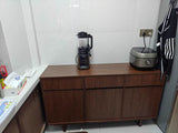 NNETB Side Cabinet Retro Storage for Living Room