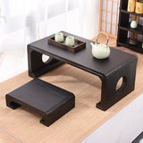 NNETB Solid Wood Tatami Window Coffee Table