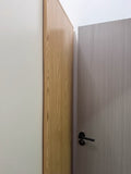 NNETB Modern 4-Door Wooden Wardrobe with Storage