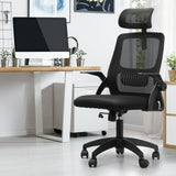NNEED Office Chair with Mesh Headrest Backrest Black