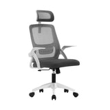 NNEED Ergonomic Office Chair Back Support Dark Grey&White