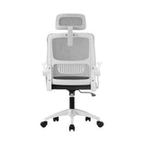 NNEED Ergonomic Office Chair Back Support Dark Grey&White