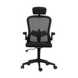 NNEED Office Chair with Mesh Padding Headrest Armrest Black