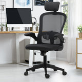 NNEED Mesh Office Chair Executive Seat Racing Tilt DGY&BK