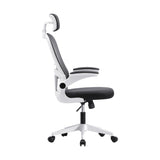 NNEED Mesh Office Chair Executive Seat Racing Tilt DGY&WH