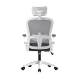 NNEED Mesh Office Chair Executive Seat Racing Tilt DGY&WH