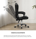NNEED Massage Office Chair Racing Chairs PU Leather Black