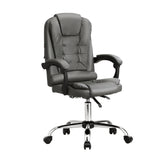 NNEED Massage Office Chair Racing Chairs PU Leather Grey