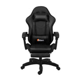 NNEED Racing Gaming Chair 7 RGB LED 8 Points Massage Black
