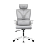NNEED Mesh Office Chair D-Shape Back Support White