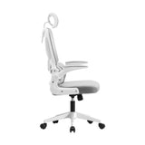 NNEED Mesh Office Chair D-Shape Back Support White