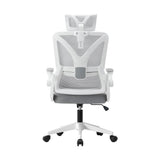 NNEED Mesh Office Chair D-Shape Back Support White