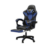 NNEED Gaming Chair with Footrest and Massage Pillow Black&Blue