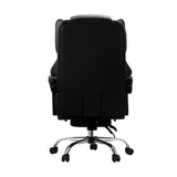 NNEED Massage Office Chair PU Footrest Black