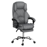 NNEDSZ Executive Office Chair Fabric Footrest Grey
