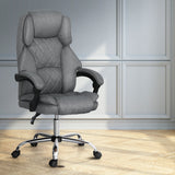 NNEDSZ Executive Office Chair Fabric Recliner Grey