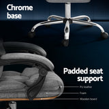 NNEDSZ Executive Office Chair Fabric Recliner Grey