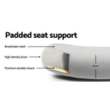 NNEDSZ Artiss Mesh Office Chair Mid Back Grey