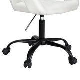 NNEDSZ Artiss Office Chair Mid Back White