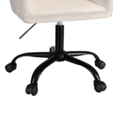 NNEDSZ Artiss Office Chair Velvet Seat Cream