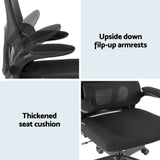 NNEDSZ Artiss Ergonomic Office Chair Mesh Chairs Black