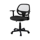 NNEDSZ Artiss Mesh Office Chair Computer Gaming Desk Chairs Work Study Mid Back Black