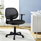 NNEDSZ Artiss Mesh Office Chair Computer Gaming Desk Chairs Work Study Mid Back Black