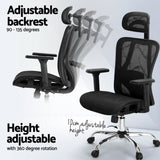 NNEDSZ Artiss Ergonomic Office Chair Recline Black