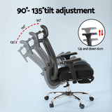 NNEDSZ Artiss Ergonomic Mesh Office Chair Black