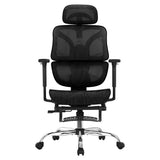 NNEDSZ Ergonomic Office Chair Footrest Black
