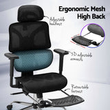 NNEDSZ Ergonomic Office Chair Footrest Black