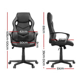 NNEDSZ Artiss Gaming Office Chair Computer Chairs Grey