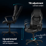 NNEDSZ Artiss Gaming Office Chair Computer Chairs Grey