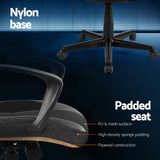 NNEDSZ Artiss Gaming Office Chair Computer Chairs Grey