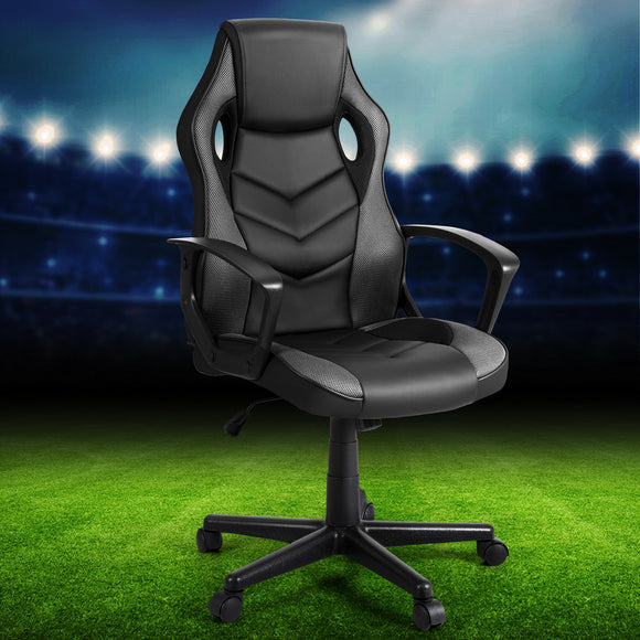 NNEDSZ Artiss Gaming Office Chair Computer Chairs Grey