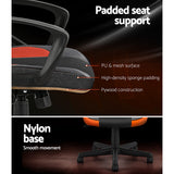 NNEDSZ Gaming Office Chair Computer Executive Racing Chairs High Back Orange