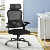 NNEDSZ Artiss Ergonomic Office Chair Mesh Chairs Black