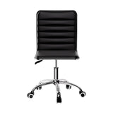 NNEDSZ Office Chair Conference Chairs PU Leather Low Back Black