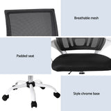 NNEDSZ Artiss Office Chair Mesh Computer Gaming Desk Chairs Work Study Mid Back