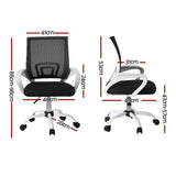 NNEDSZ Artiss 2x Office Chair Mesh Computer Gaming Desk Chairs Work Study Mid Back